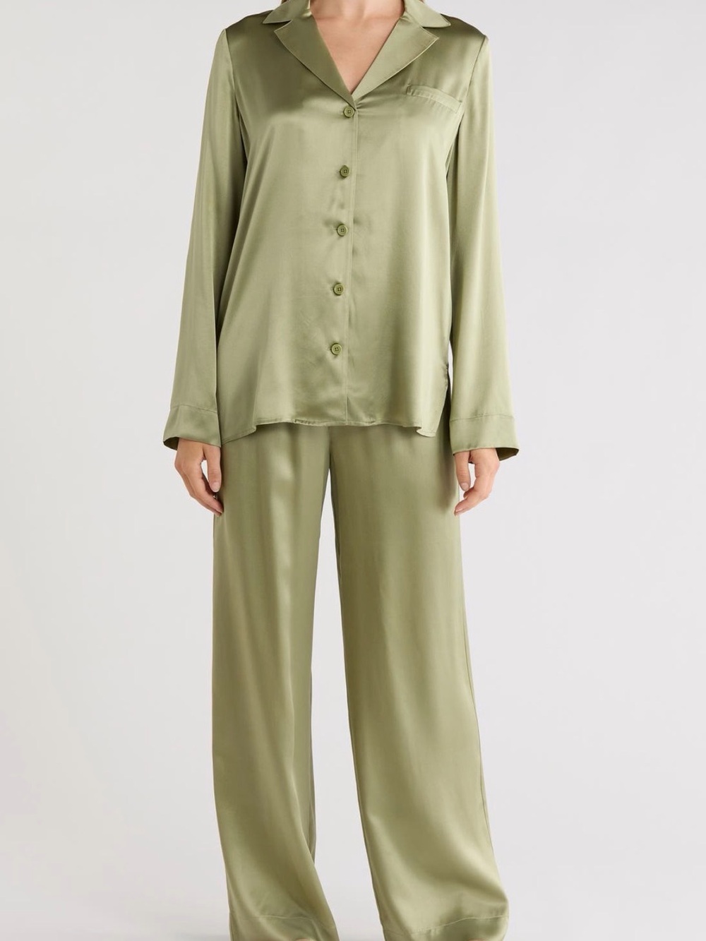 Reformation Ella Silk Pajama Set